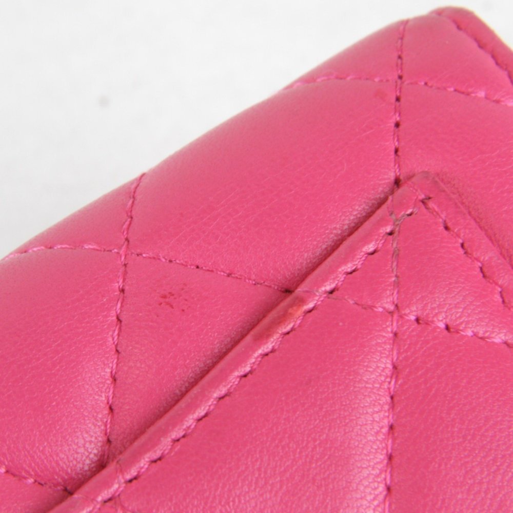 CHANEL Authentic Pink Leather Wallet - Picture 7 of 16